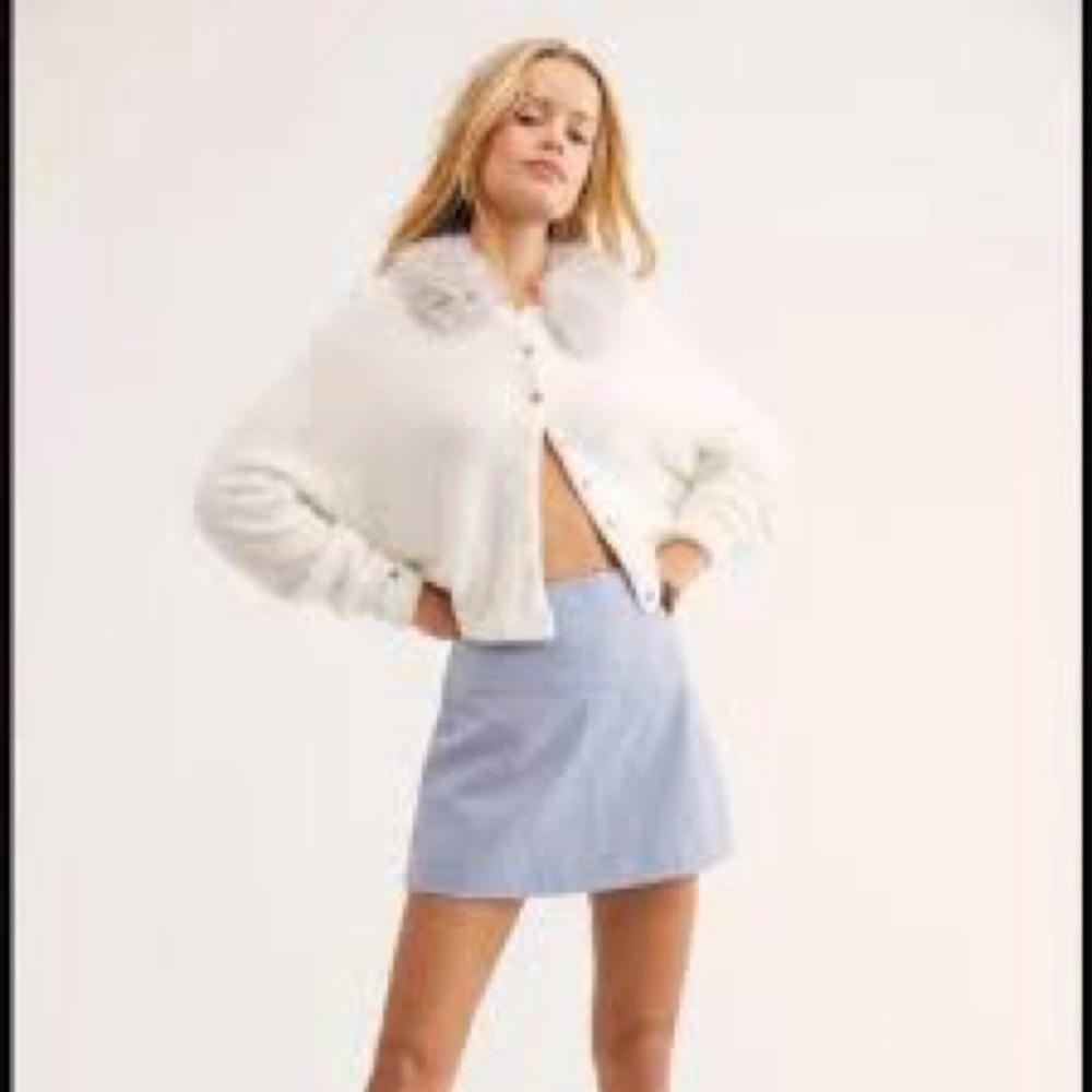 Free People Fuzzy Cardigan